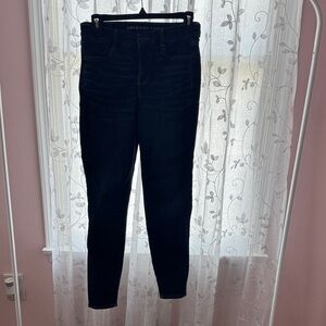 American Eagle Outfitters Women's Dark Blue Skinny Jeans